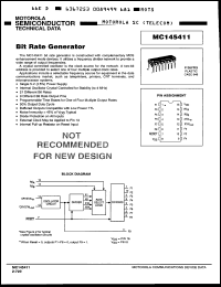 Click here to download MC145411P Datasheet