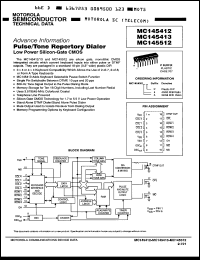 Click here to download MC145412PS Datasheet