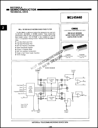 Click here to download MC145440L Datasheet