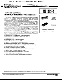 Click here to download MC145475DW Datasheet