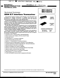 Click here to download MC145475P Datasheet