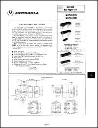 Click here to download MC14598BCPS Datasheet