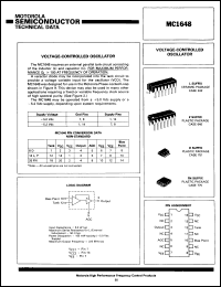 Click here to download MC1648F Datasheet