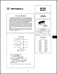 Click here to download MC1650F Datasheet