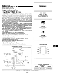 Click here to download MC33091D Datasheet