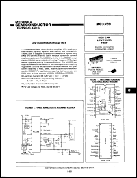 Click here to download MC3359FN Datasheet