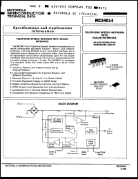 Click here to download MC34014FN Datasheet