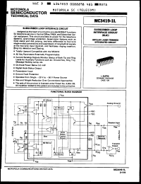 Click here to download MC3419A1L Datasheet