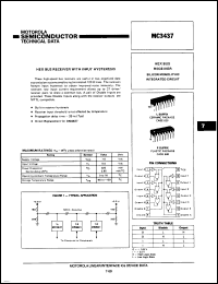 Click here to download MC3437PD Datasheet