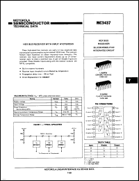 Click here to download MC3437P Datasheet