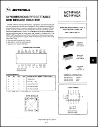 Click here to download MC74F162ANS Datasheet
