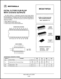 Click here to download MC74F534NS Datasheet