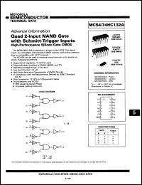 Click here to download MC74HC132DS Datasheet