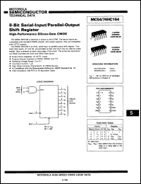 Click here to download MC74HC164JD Datasheet