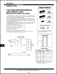 Click here to download MC74HC237NDS Datasheet