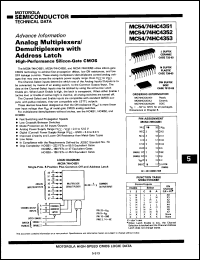 Click here to download MC74HC4352DWD Datasheet