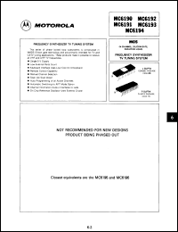 Click here to download MC6193L Datasheet