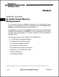 Click here to download MC68010G10 Datasheet