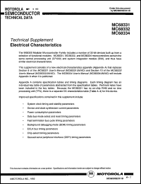 Click here to download MC68331VFE Datasheet