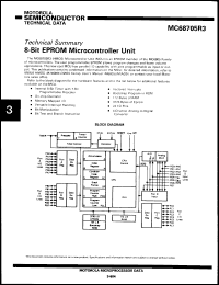 Click here to download MC68705R5P Datasheet
