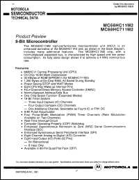 Click here to download MC68HC711M2VFE3 Datasheet