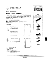 Click here to download MC74ACT398DW Datasheet