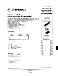 Click here to download MC74AC520N Datasheet