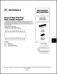 Click here to download MC74AC534DWR2 Datasheet