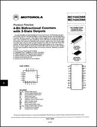 Click here to download MC74AC568DW Datasheet