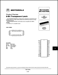 Click here to download MC74ACT845DW Datasheet