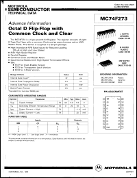 Click here to download MC74F273JD Datasheet