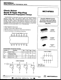 Click here to download MC74F803DR2 Datasheet