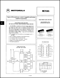 Click here to download MC75365L Datasheet