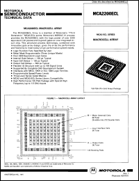 Click here to download MCA2200ECL-DIE Datasheet