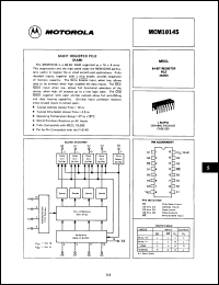 Click here to download MCM10145L1 Datasheet