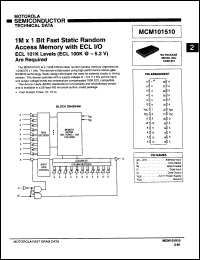 Click here to download MCM101510WJ10 Datasheet