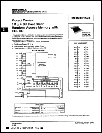 Click here to download MCM101524WJ15 Datasheet
