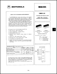 Click here to download MCM14505CPS Datasheet