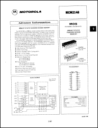 Click here to download MCM2148C85 Datasheet