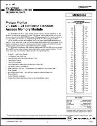 Click here to download MCM2464Z22 Datasheet