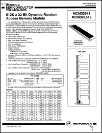 Click here to download MCM32L512AS70 Datasheet