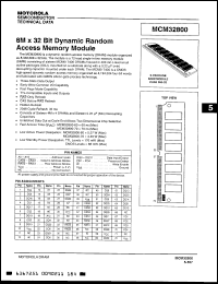 Click here to download MCM32800SG60 Datasheet