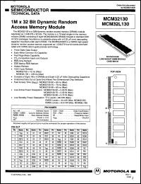 Click here to download MCM32L130SH10 Datasheet