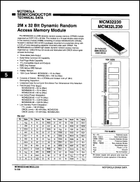 Click here to download MCM32L230SH10 Datasheet