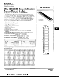 Click here to download MCM36104S60 Datasheet