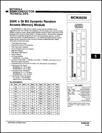 Click here to download MCM36256SG80 Datasheet