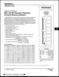 Click here to download MCM36800S80 Datasheet