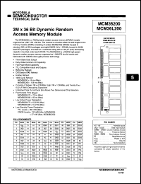 Click here to download MCM36L200ASG80 Datasheet