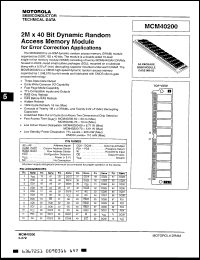 Click here to download MCM40200ASG60 Datasheet