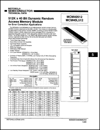 Click here to download MCM40L512AS80 Datasheet